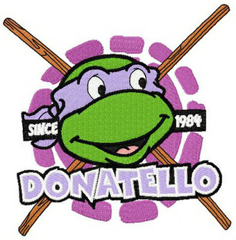 Donatello 2 machine embroidery design