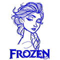 Frozen sketch 11 machine embroidery design