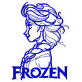 Frozen sketch 7 machine embroidery design