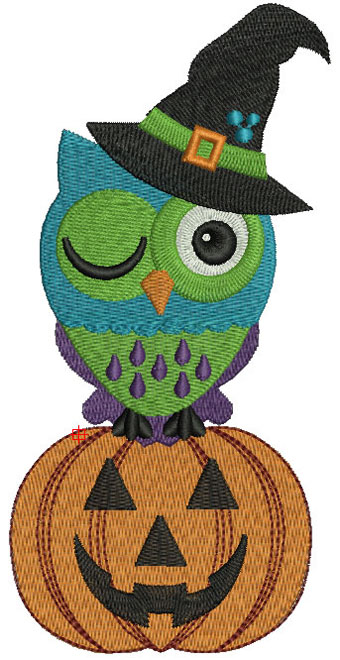 Owl 16 machine embroidery design