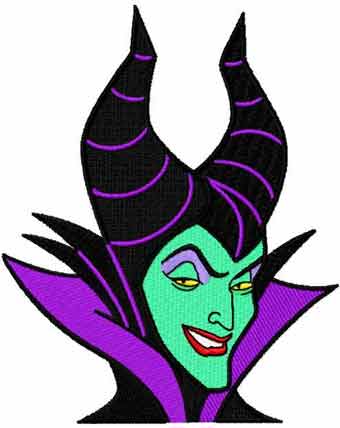 Maleficent 6 embroidery design
