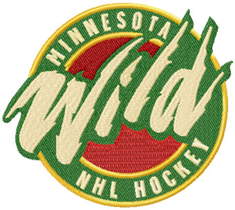 Minnesota Wild logo 2 machine embroidery design
