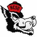 NSCU Wolf mascot embroidery design