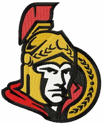 Ottawa Senators logo 2 machine embroidery design