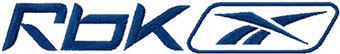 RBK logo machine embroidery design