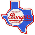 Texas Rangers logo 2 machine embroidery design