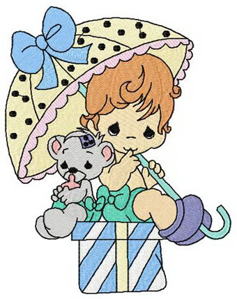 Precious Moments Together machine embroidery design