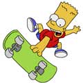 Bart Simpson skater boy
