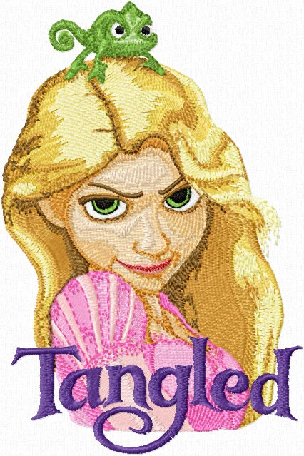 embroidery design rapunzel from tangled