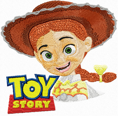 Toy Story Jessie machine embroidery design