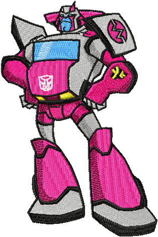 Transformers Ratchet machine embroidery design