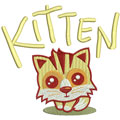 Kitten 11 embroidery design