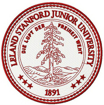 University of Stanford logo machine embroidery design