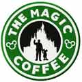 The magic coffee embroidery design