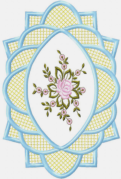 table cloth free machine embroidery design