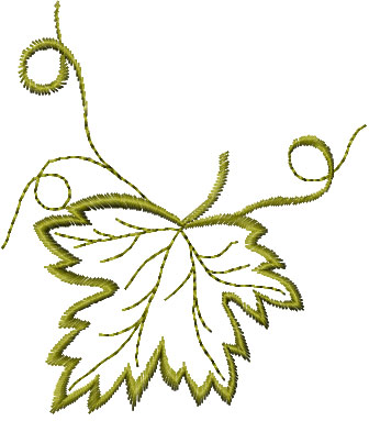 free maple leaf embroidery