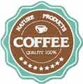 Coffee Labels American Classic style machine embroidery design