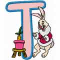 Rabbit Alphabet Letter T